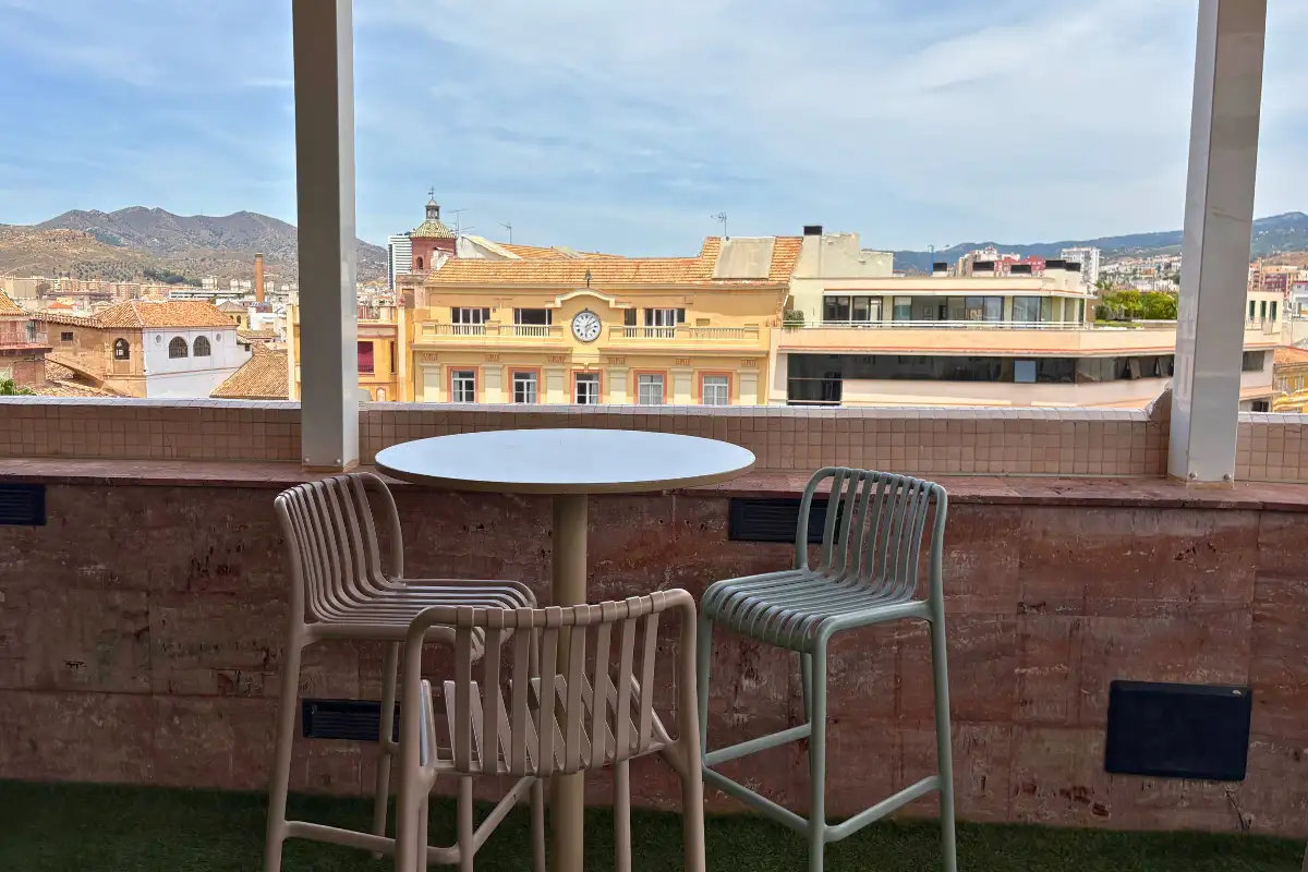 La Terraza de Larios Rooftop Bar in Malaga