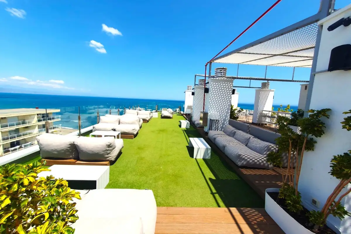 Rooftop view in Torremolinos